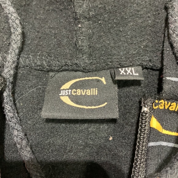 Just Cavalli XXL designer hooded sweatshirt. All over print. - Picture 2 of 5